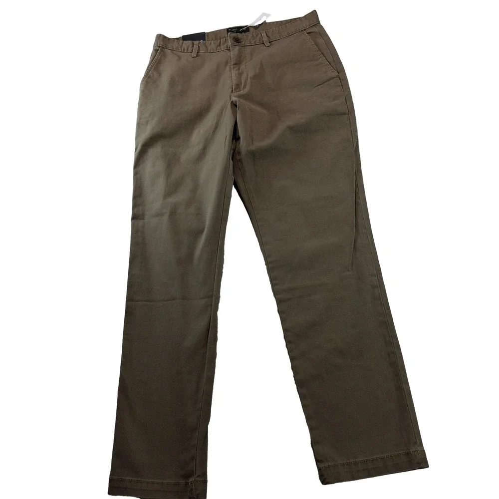 Banana Republic Chino Pants Mens 32x32 Brown Athletic Fit Lived-In Chino